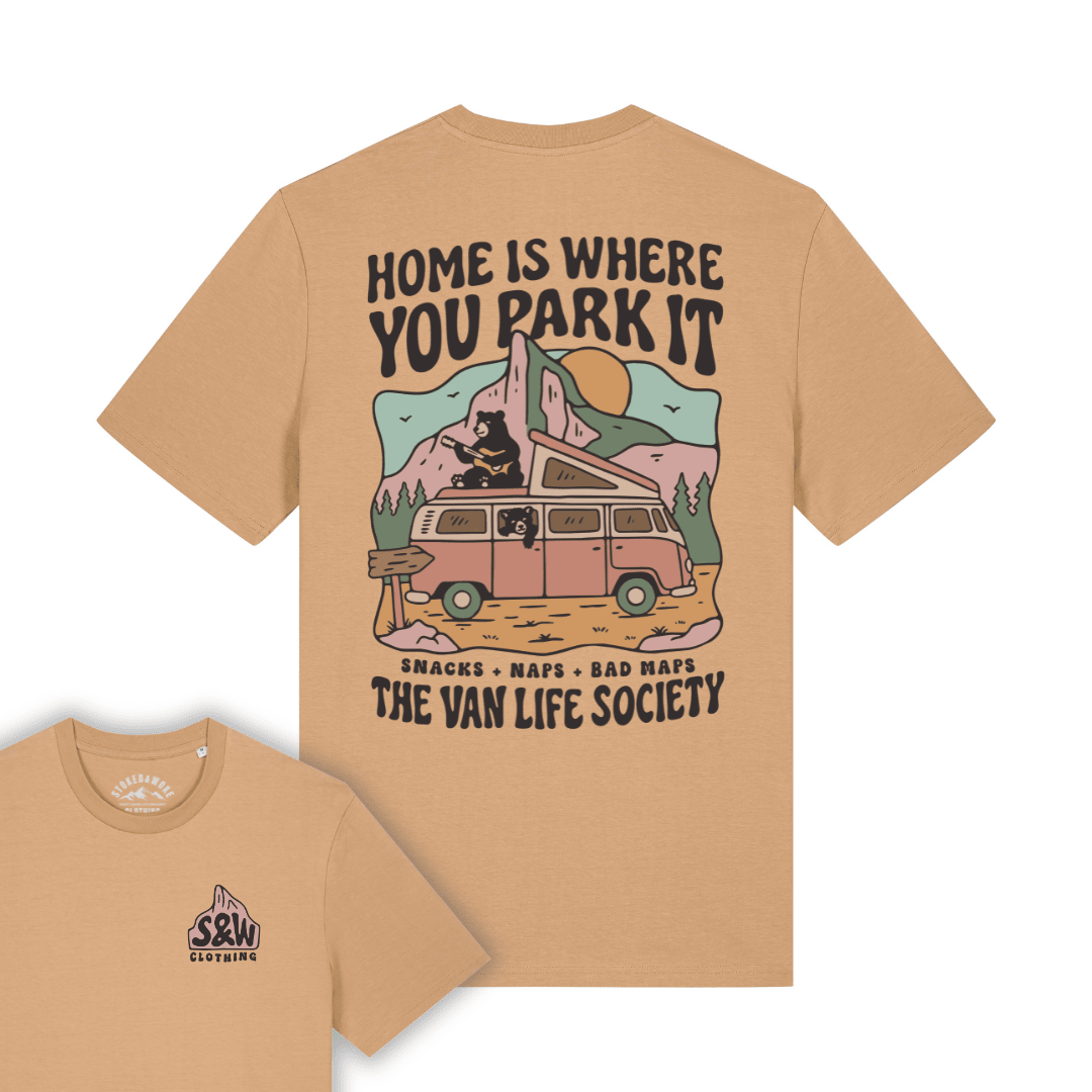 Organic "Home on Wheels" Tee