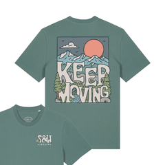 Organic "Keep Moving" Tee