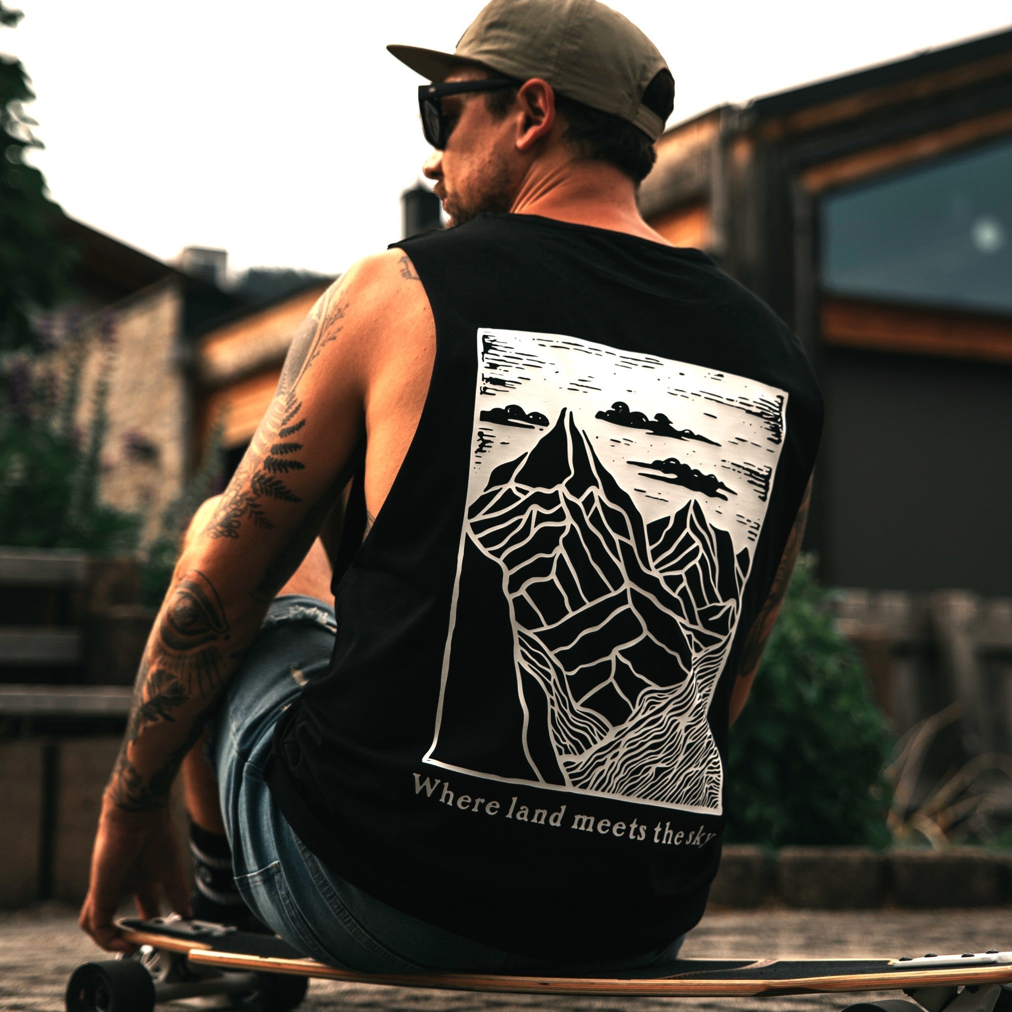 Organic "Land Meets Sky" Tank Top