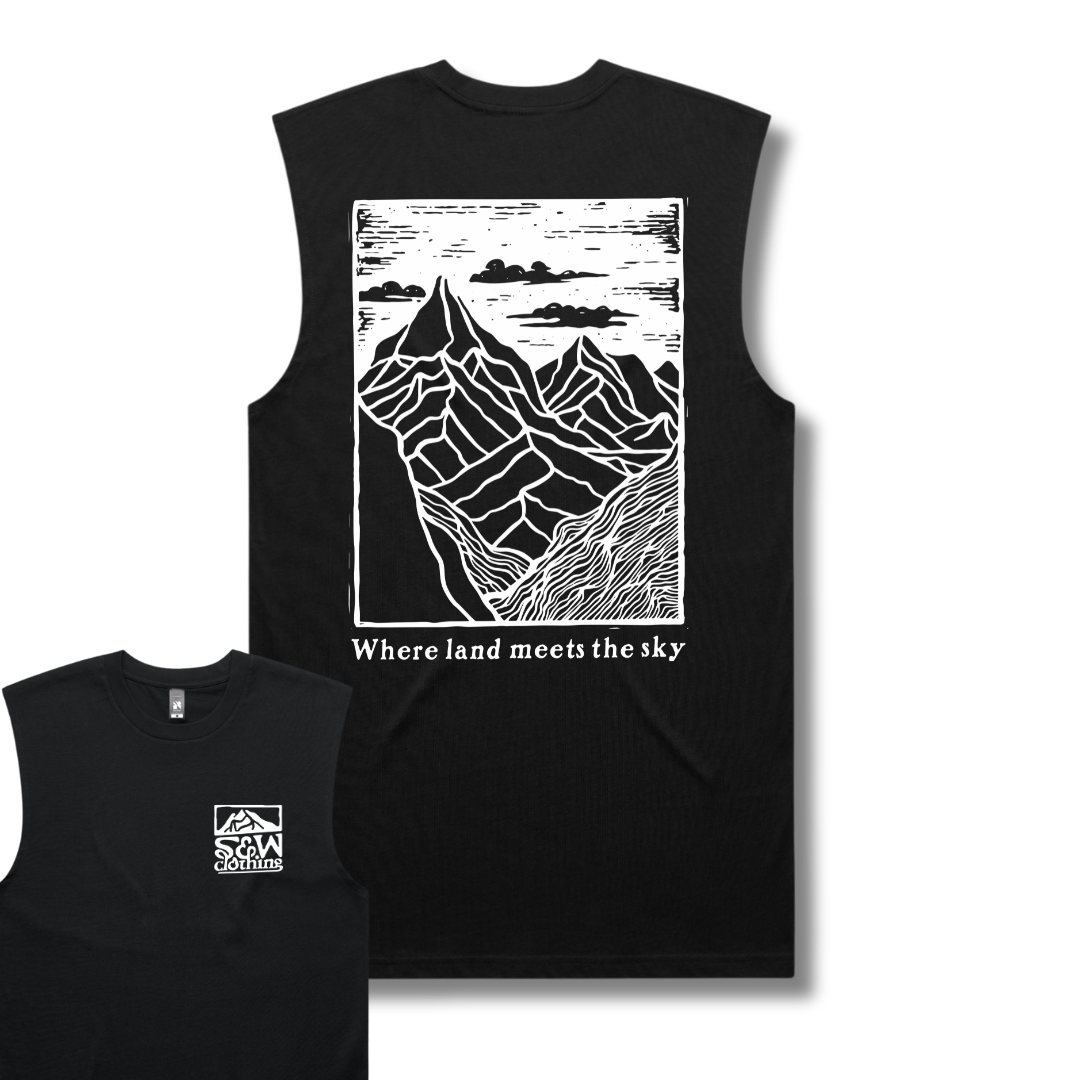 Organic "Land Meets Sky" Tank Top