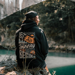 Organic "Let the Journey Begin" Hoodie