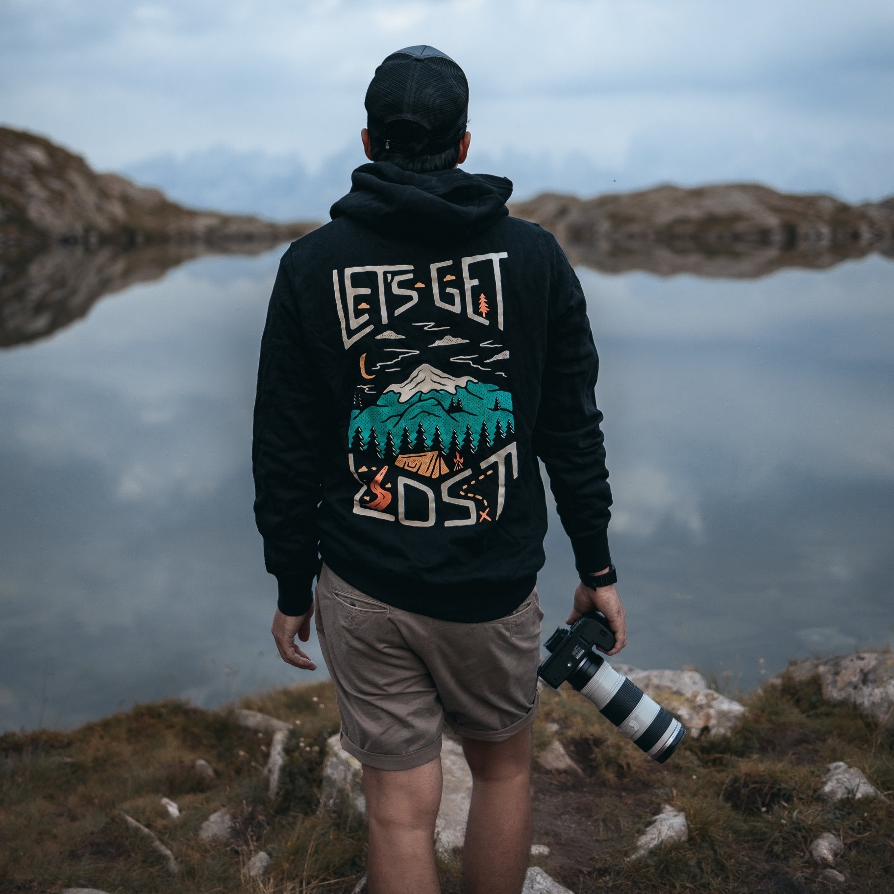 Organic "Let's Get Lost" Hoodie