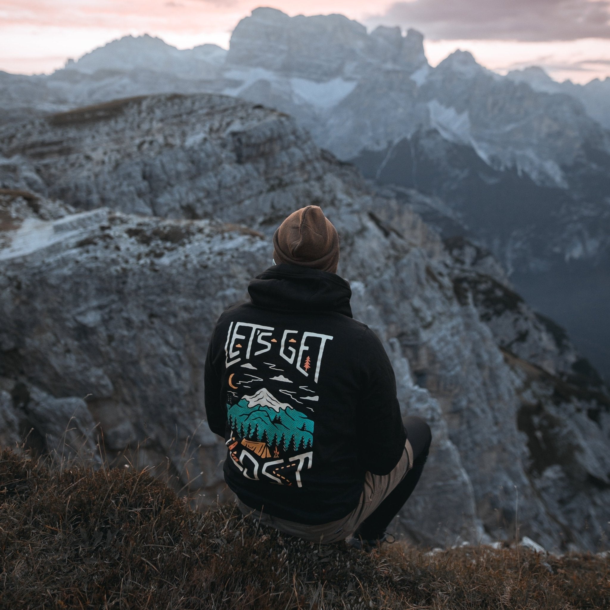 Organic "Let's Get Lost" Hoodie