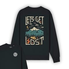 Organic "Lets Get Lost" Pullover Sweatshirt