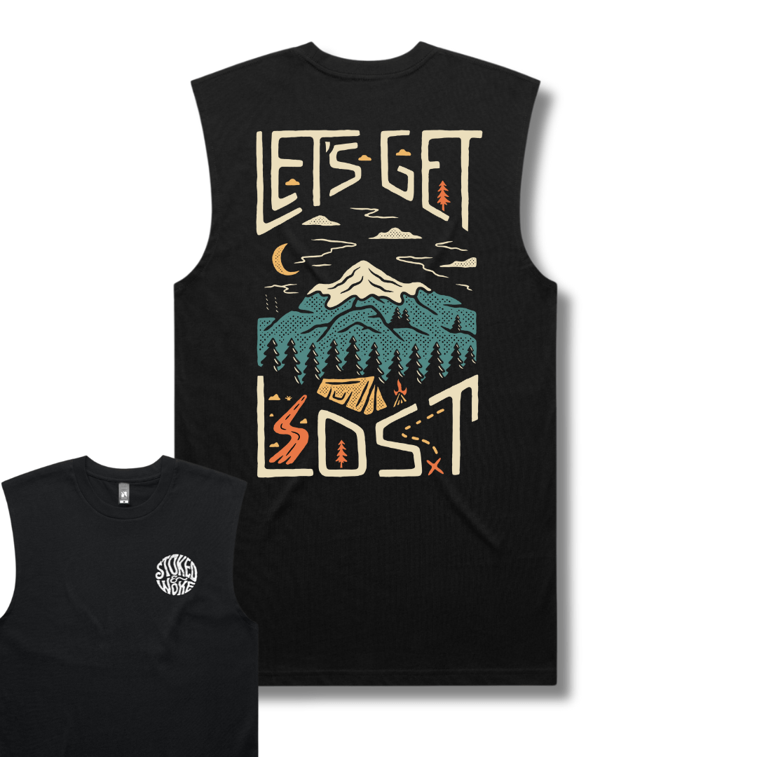Organic "Let's Get Lost" Tank Top