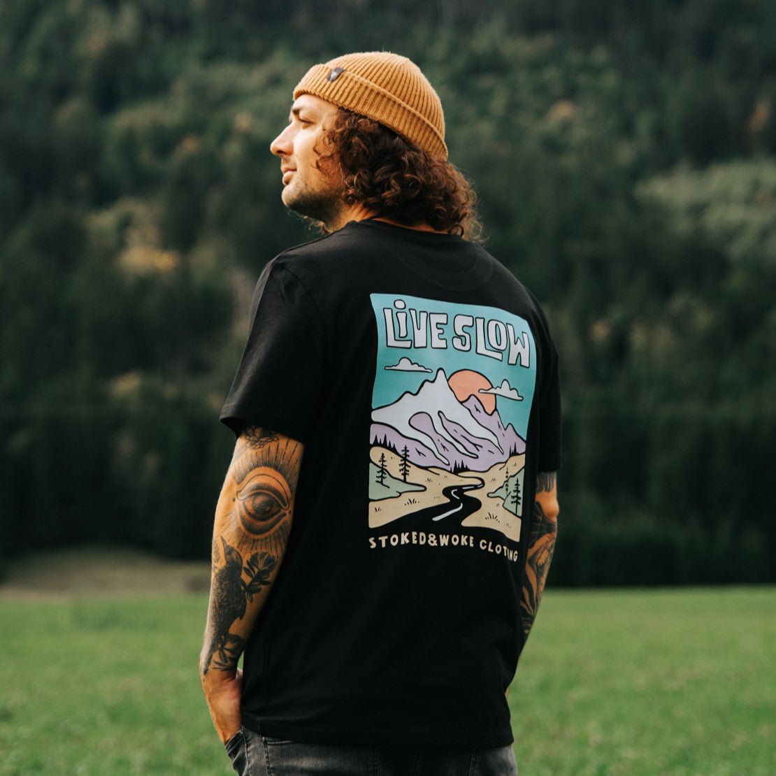 Organic "Live slow" Tee