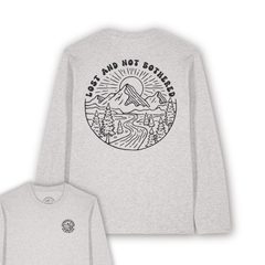 Organic "Lost and not Bothered" Long Sleeve Tee