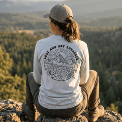 Organic "Lost and not Bothered" Long Sleeve Tee