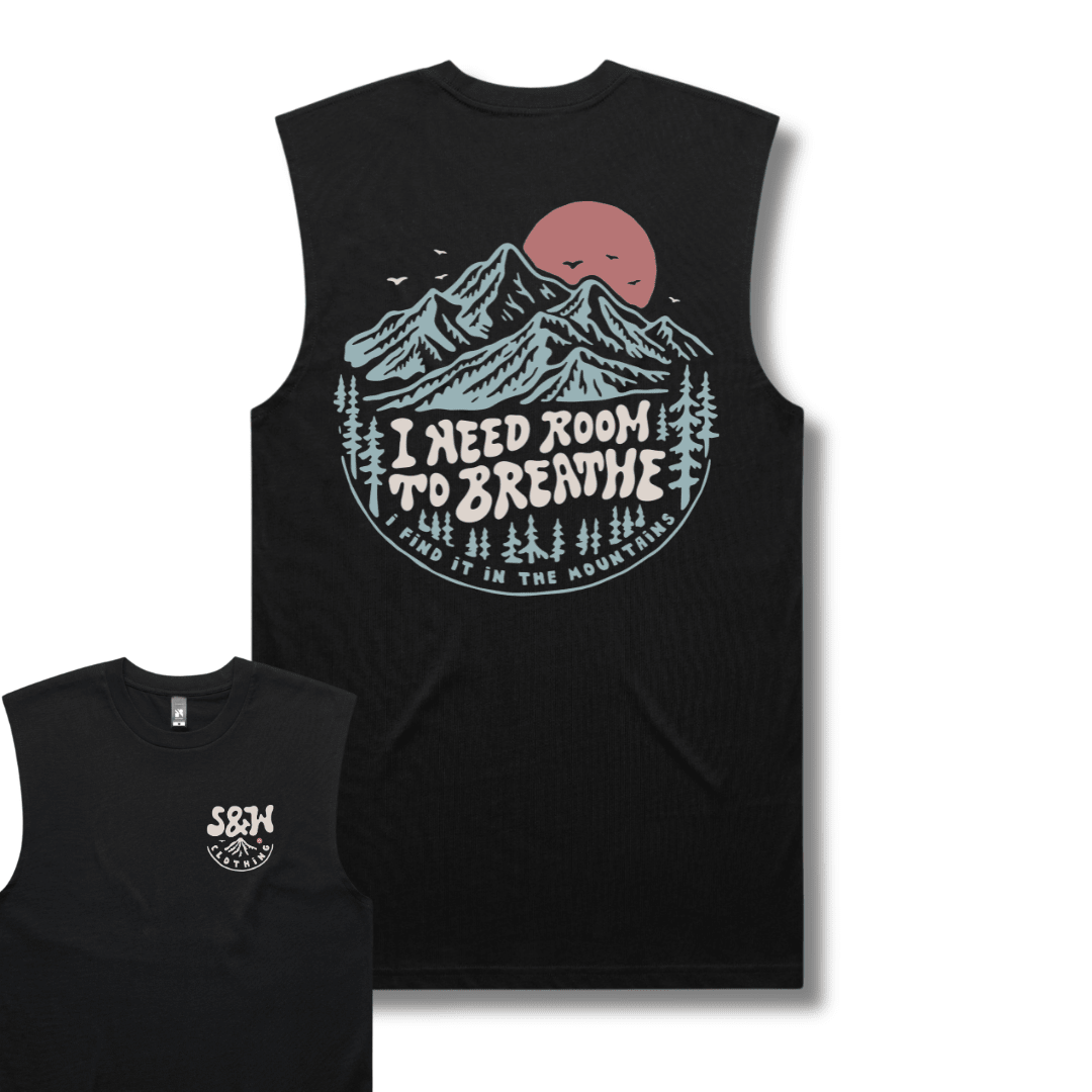 Organic "Room to breathe" Tank Top