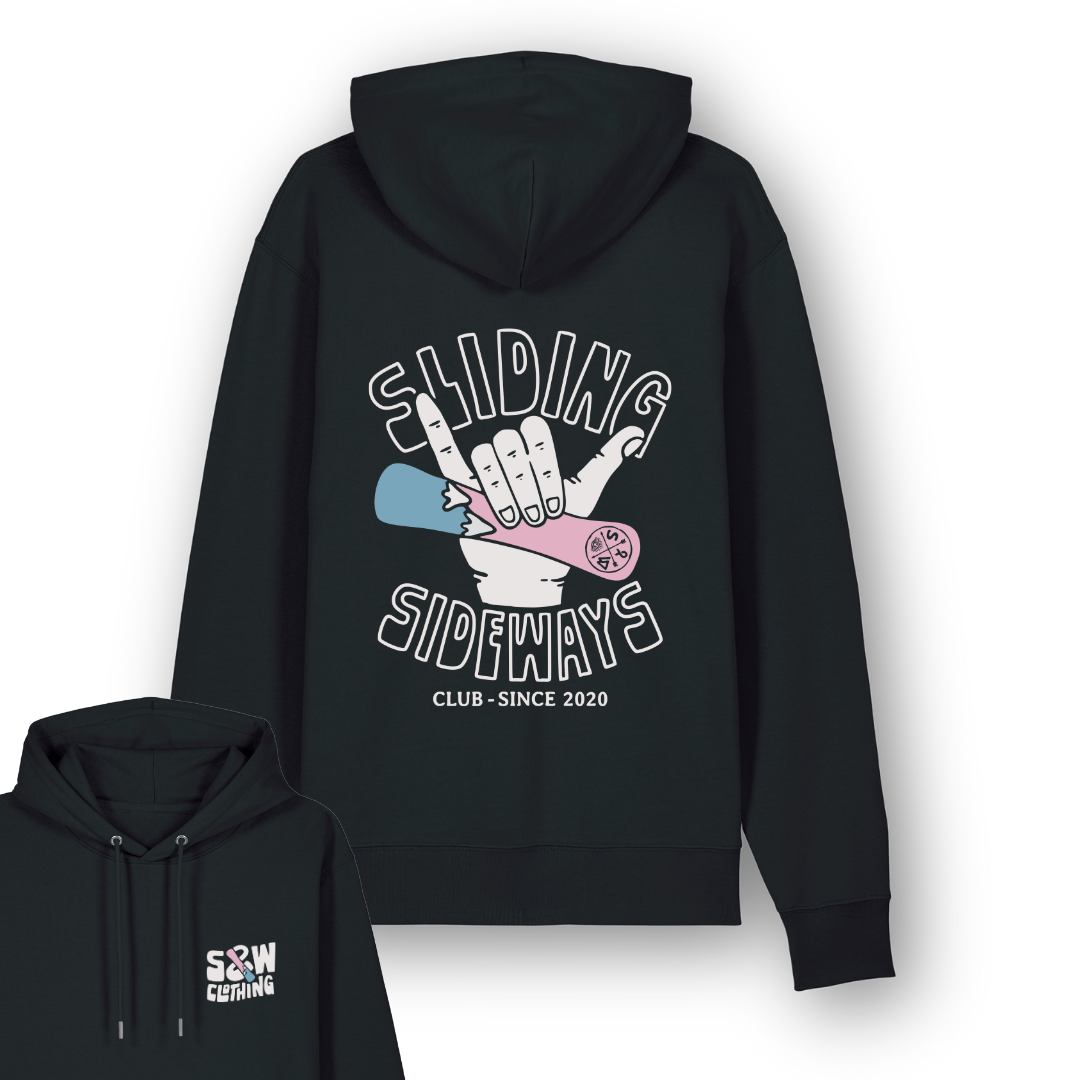 Organic "Sliding Sideways" Hoodie