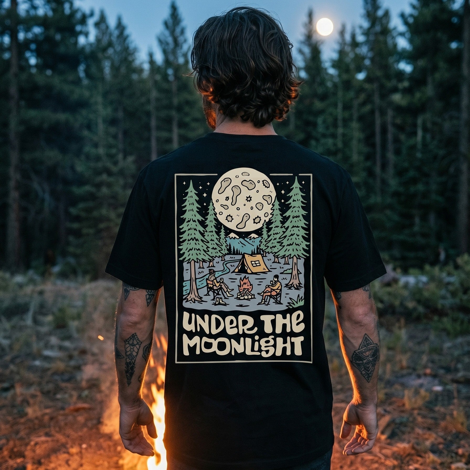 Organic "Under The Moonlight" Tee