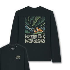 Organic "Where The Wild Glows" Long Sleeve Tee