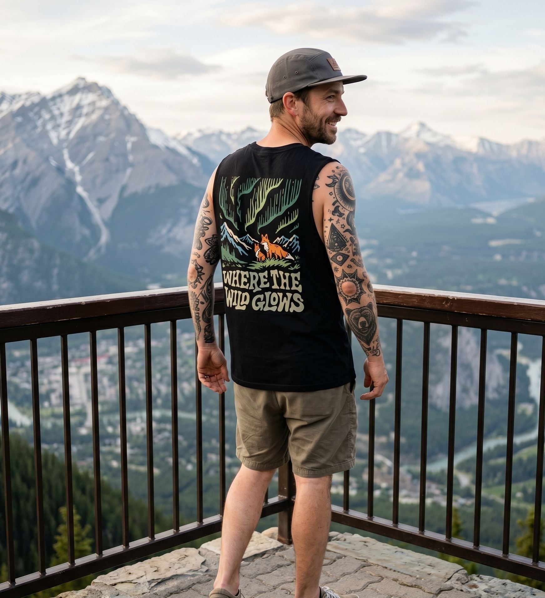 Organic "Where The Wild Glows" Tank Top
