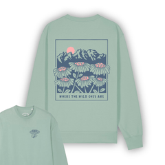 Organic "Where the Wild Ones Are" Pullover Sweatshirt