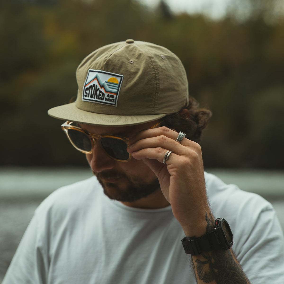 Recycled Hikers Cap - Stone