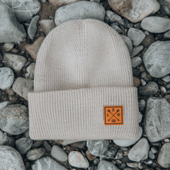 Recycled Cuffy Beanie - Stone