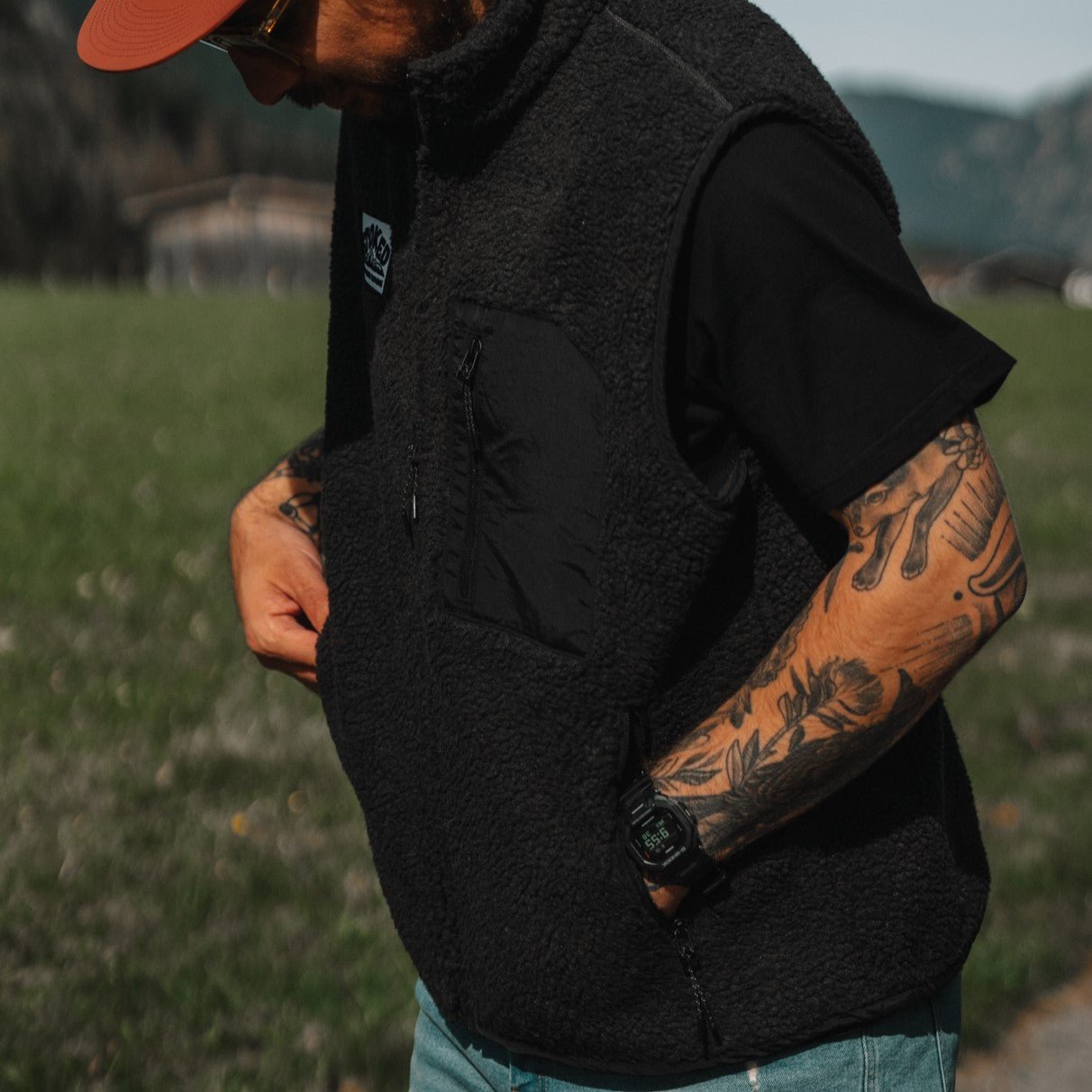 Recycled "Explorer" Sherpa Fleece Vest