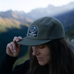 Recycled Fleece Camper Cap - Olive Green