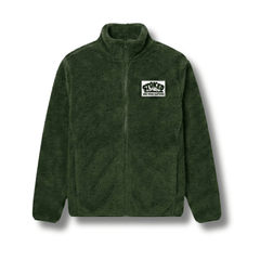 Recycled Fluffy Fleece - Forest Green