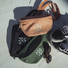 Recycled Hip Bag - Black