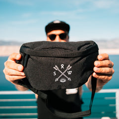 Recycled Hip Bag - Black