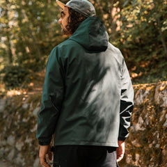 Recycled "Nomad" Travelers Jacket - Forest / Sand