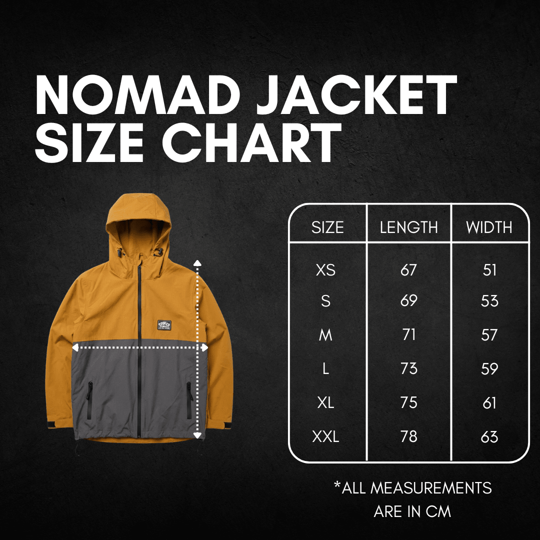 Recycled "Nomad" Travelers Jacket - Mustard / Charcoal