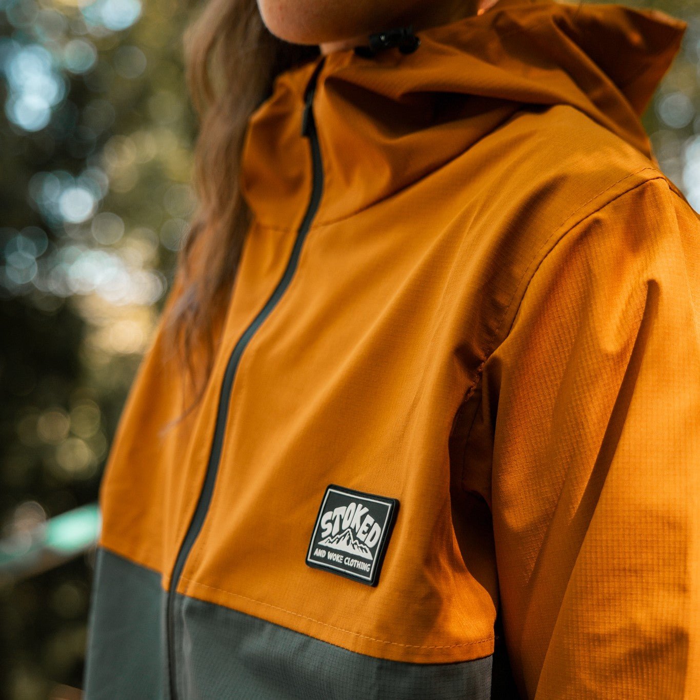 Recycled "Nomad" Travelers Jacket - Mustard / Charcoal