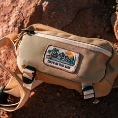 Recycled "Ramble" Hip Bag - Sand