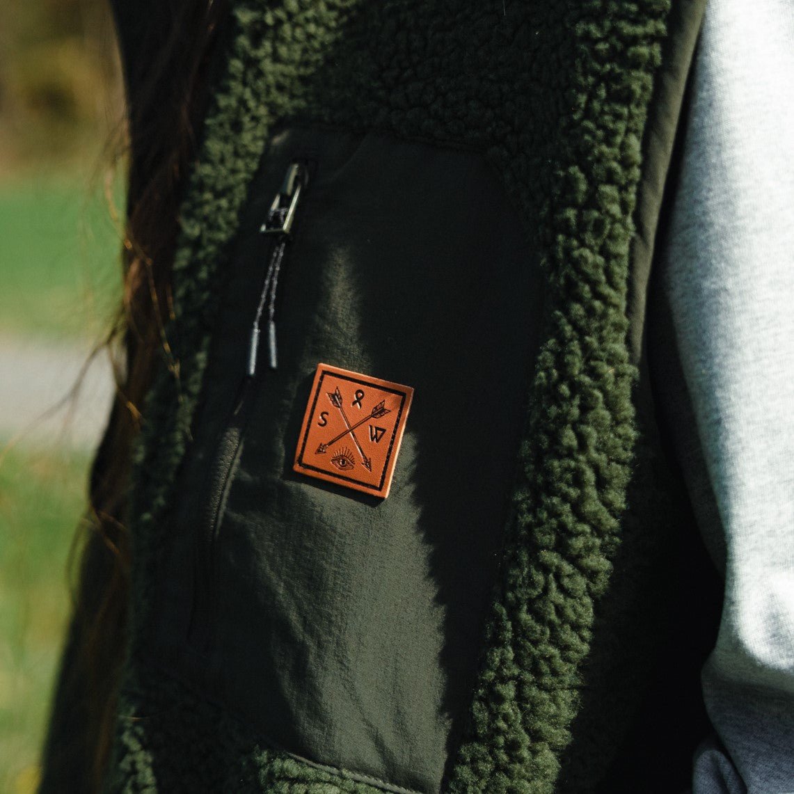 Recycled "Seeker" Sherpa Fleece Vest