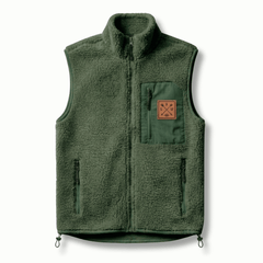 Recycled "Seeker" Sherpa Fleece Vest