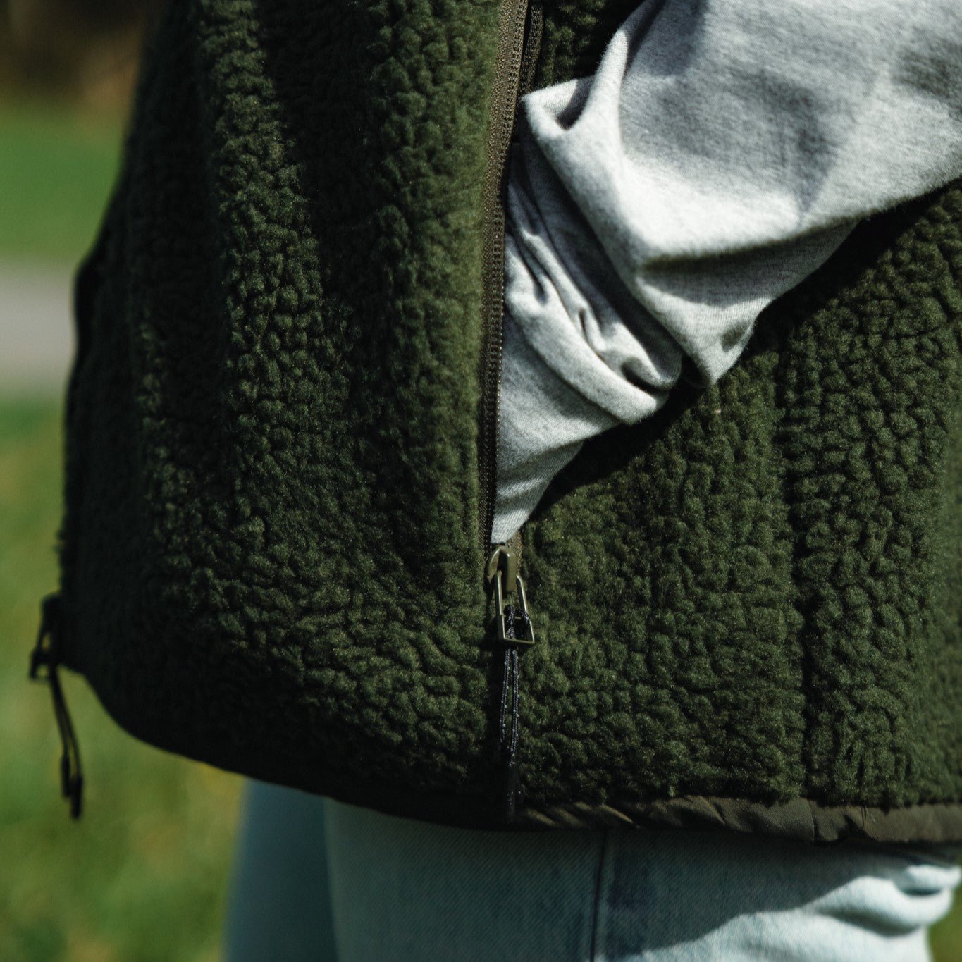 Recycled "Seeker" Sherpa Fleece Vest