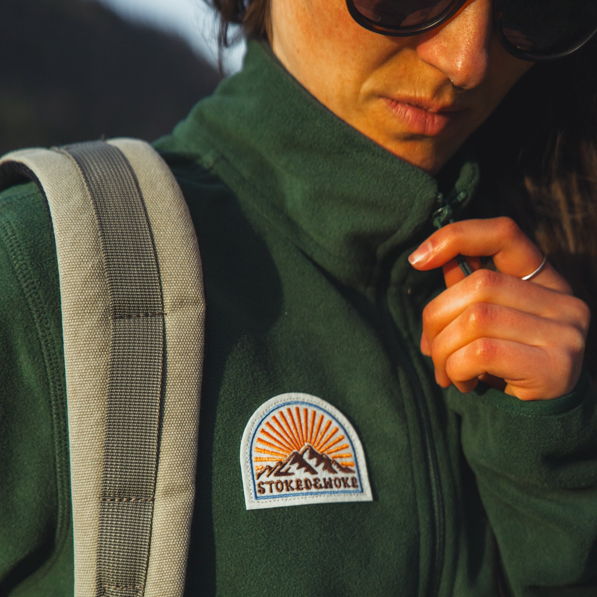 Recycled "Sunrise" Micro Fleece