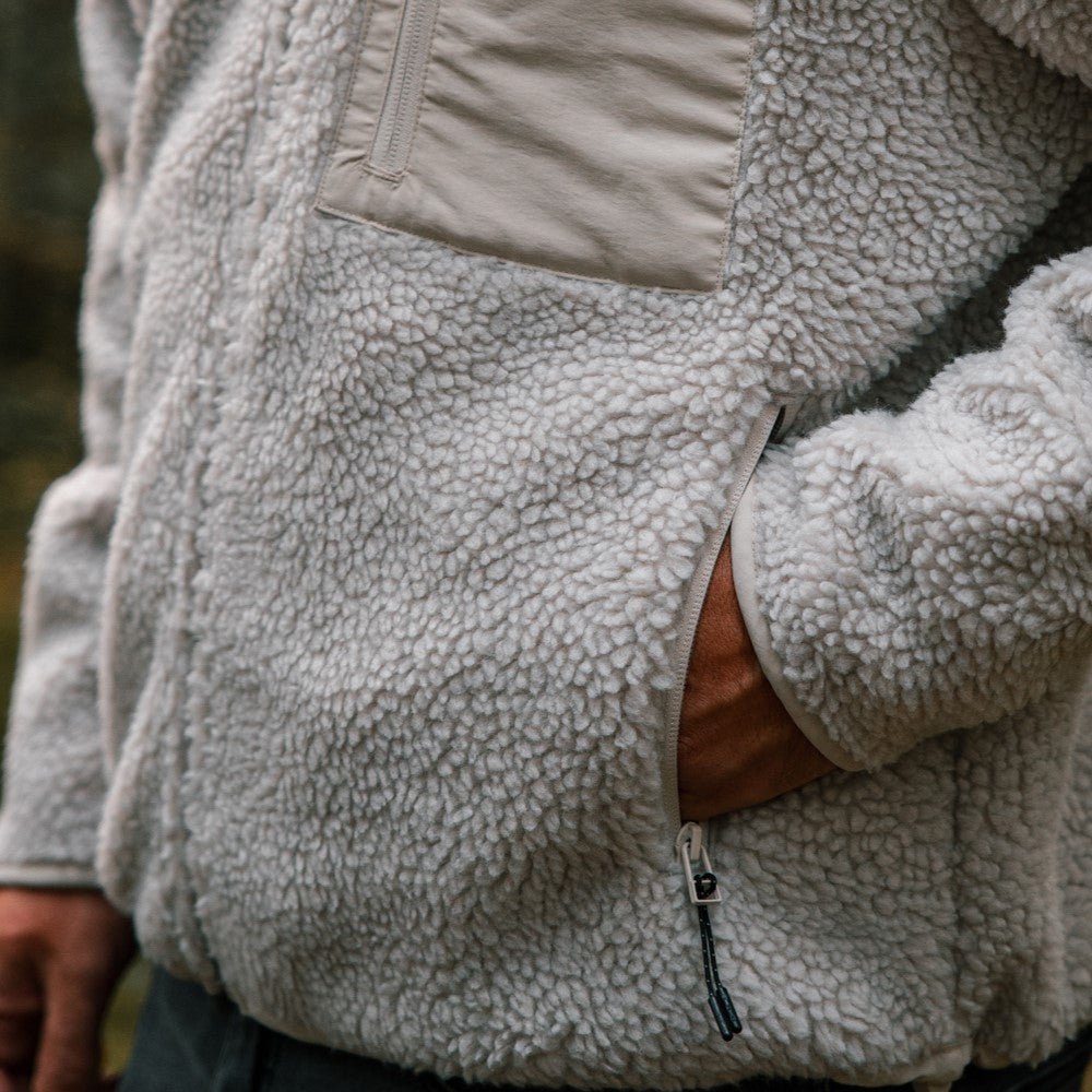 Recycled "Sunrise" Sherpa Fleece Jacket