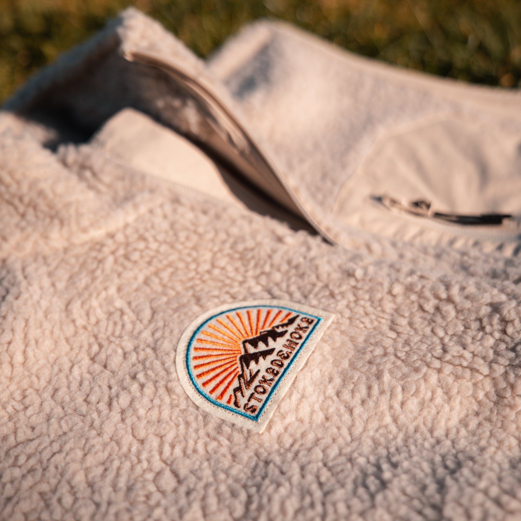 Recycled "Sunrise" Sherpa Fleece Vest