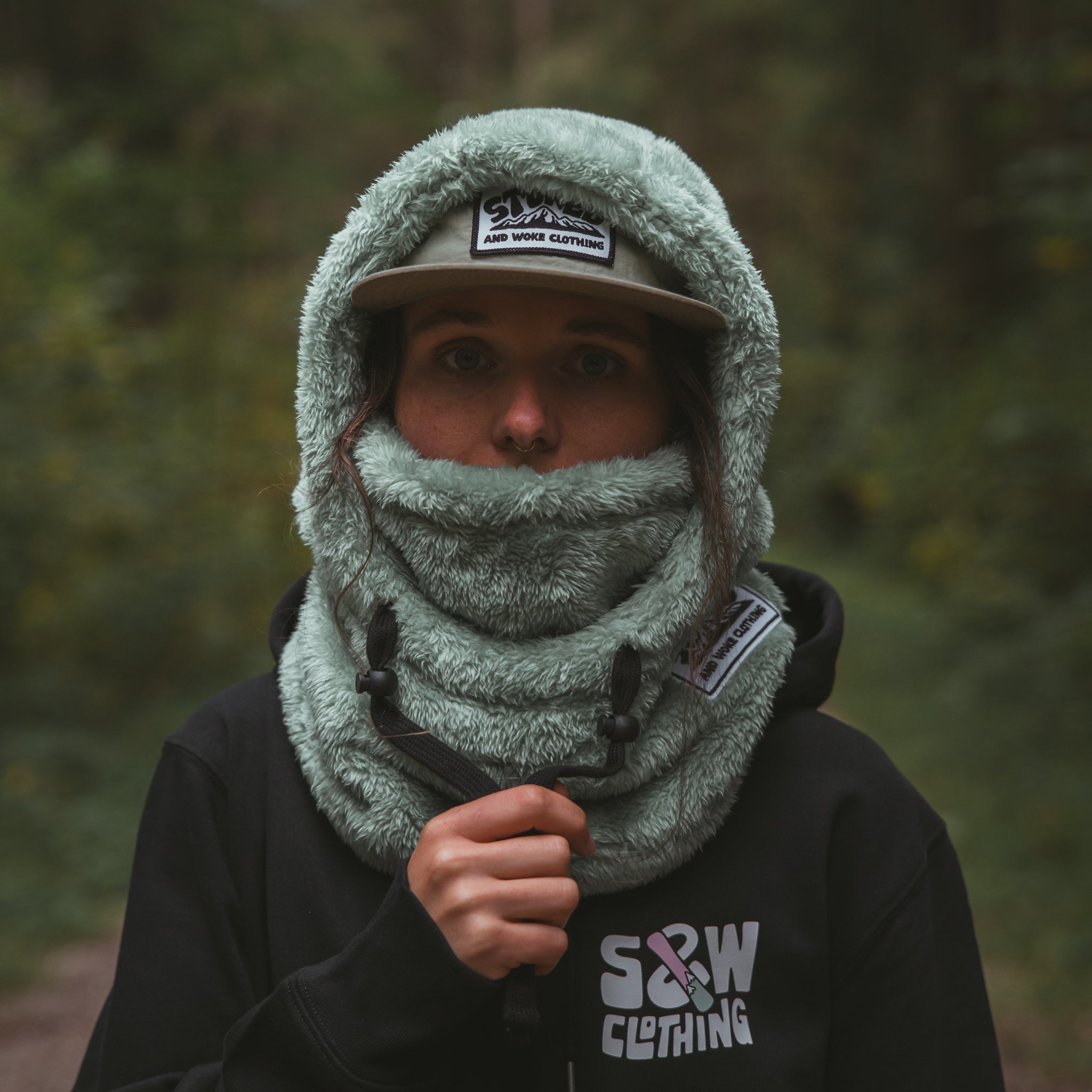 Shred Hood - Pastel Green