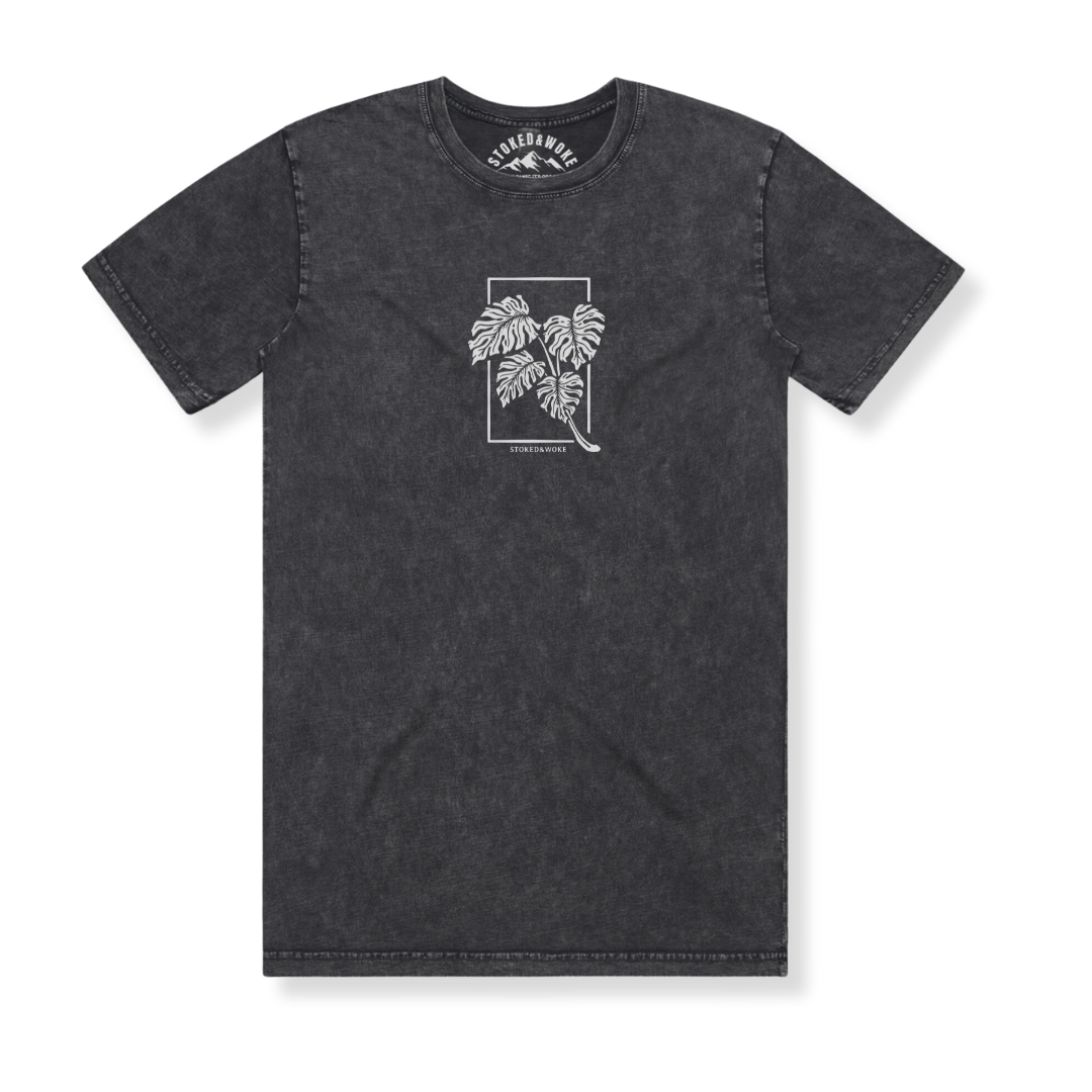 Stone Washed "Monstera" Tee